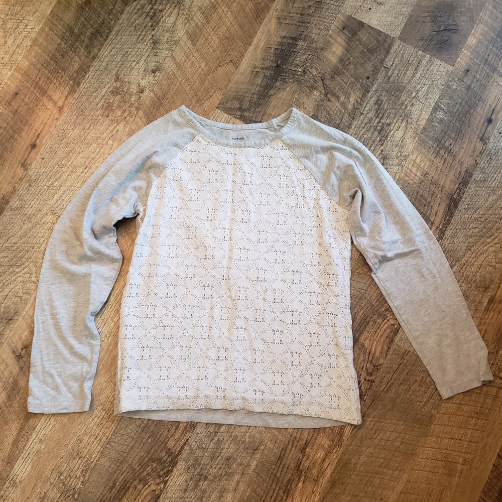 Carter's Gray Long Sleeve Kids Top